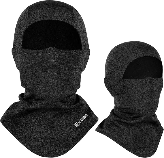 WESTGIRL Balaclava Winter Ski Mask, Windproof Warm Face Mask for Unisex, Cold Weather Thermal Fleece Hood Outdoor Sports Gear for Cycling, Skiing, Snowboarding, Motorcycling