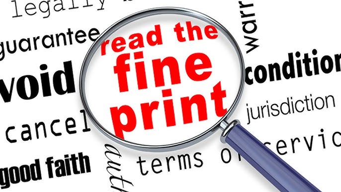 Read the Fine Print