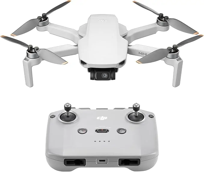 DJI Mini 4K, Drone with Camera 4K Professional, Under 249 g, 3-Axis Gimbal Stabilization, 10km Video Transmission, Auto Return, Wind Resistance, 31-Min Max Flight Time, Intelligent Flight
