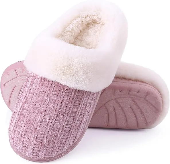 Evshine Warm Knit House Slippers for Women