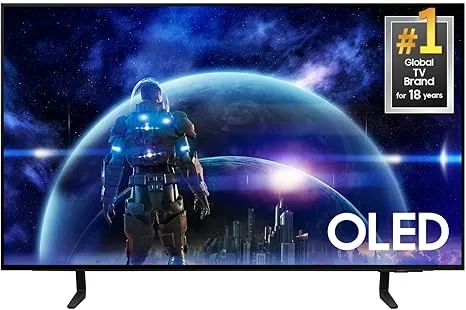 SAMSUNG 42-Inch Class OLED 4K S90D Series HDR Smart TV w/Dolby Atmos, Object Tracking Sound Lite, Motion Xcelerator, Real Depth Enhancer, 4K AI Upscaling, Alexa Built-in (QN42S90D, 2024 Model)
